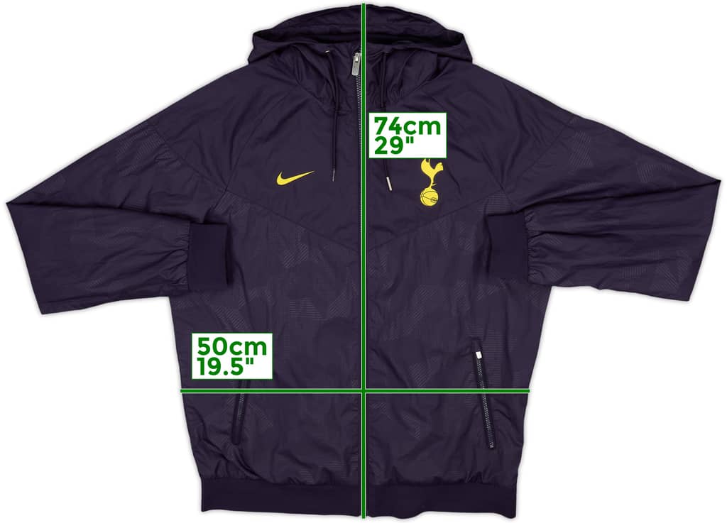 2017-18 Tottenham Nike Hooded Rain Jacket - 8/10 - (M)