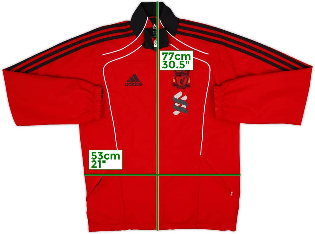 2010-11 Liverpool adidas Track Jacket - 8/10 - (S)