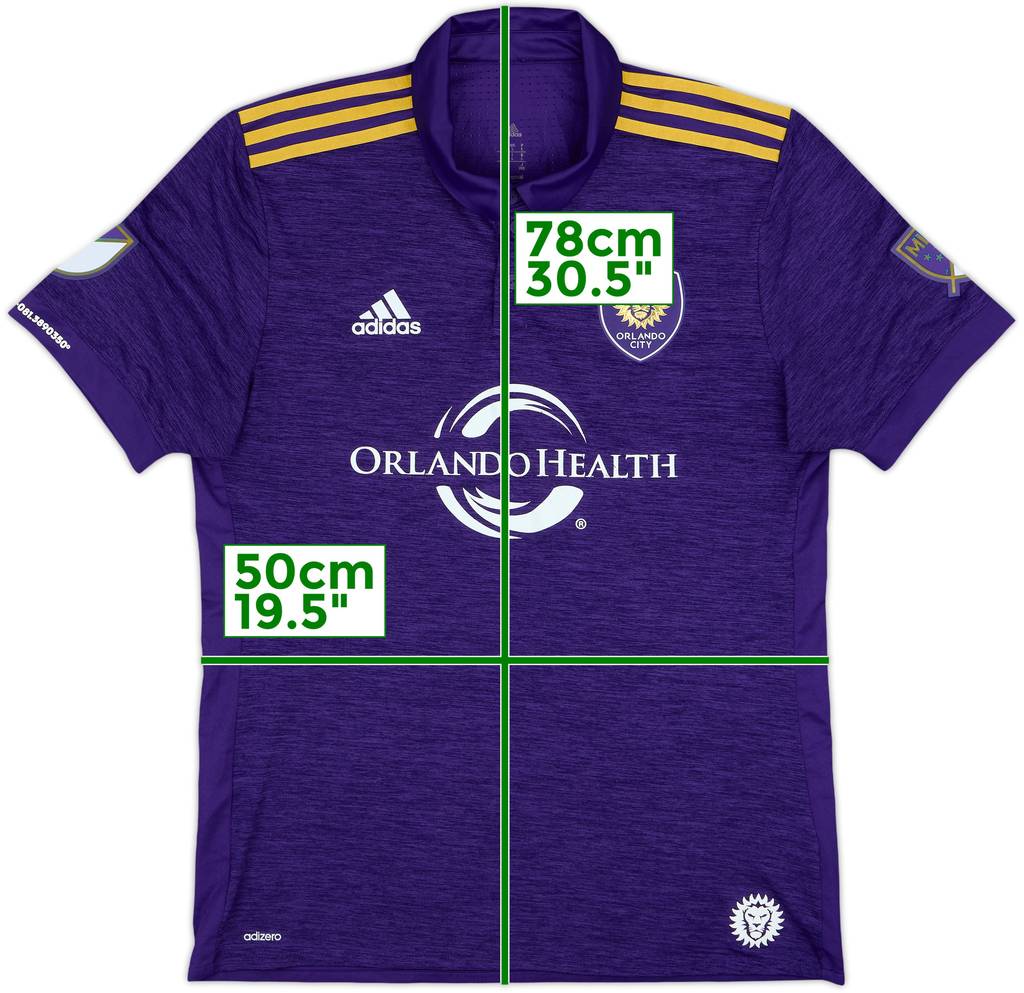 2017-18 Orlando City Authentic Home Shirt - 5/10 - (L)