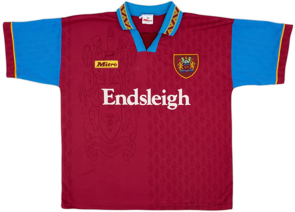 1995-96 Burnley Home Shirt - 9/10 - (XL)