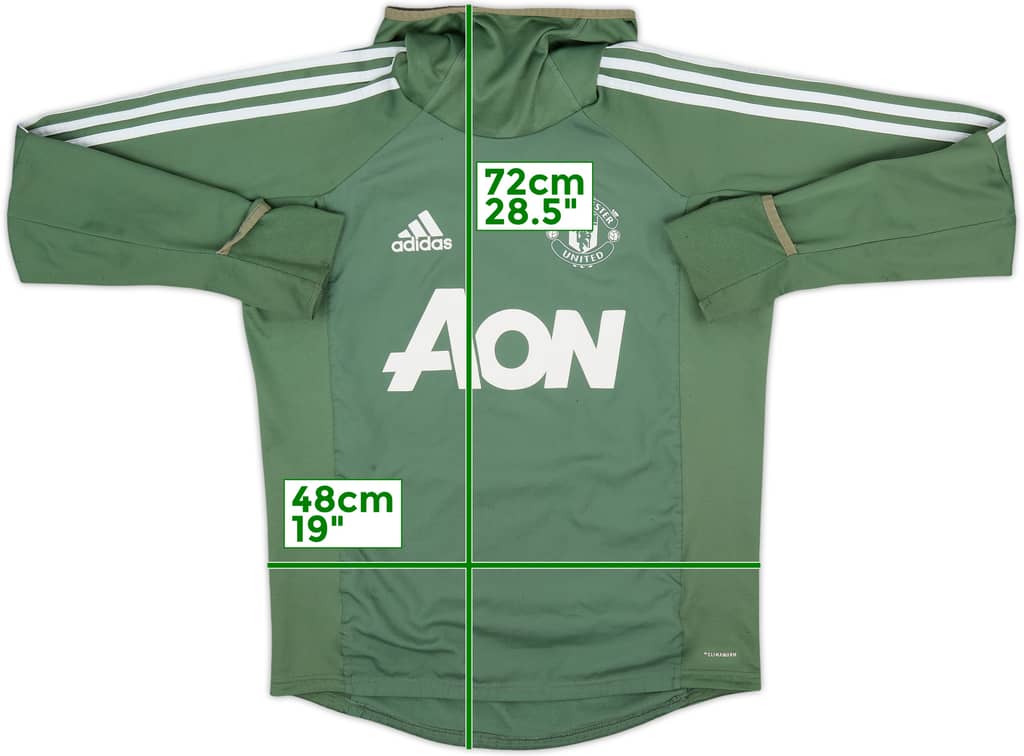 2017-18 Manchester United adidas Drill Top - 6/10 - (S)
