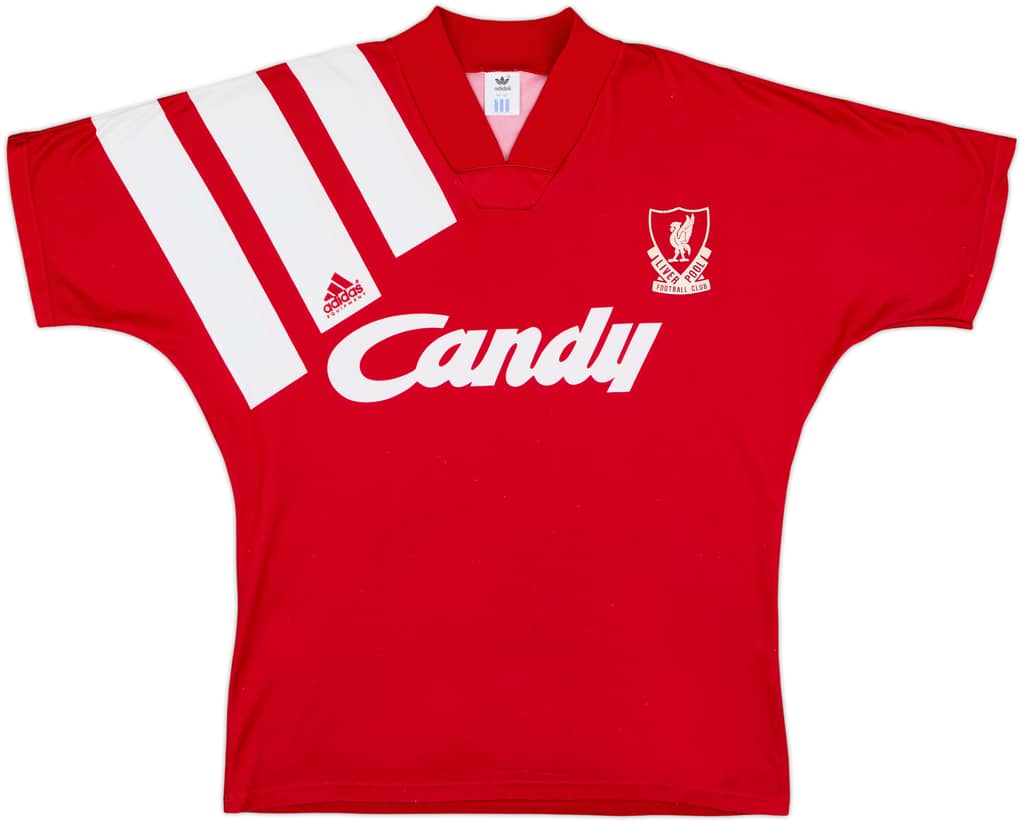 1991-92 Liverpool Home Shirt - 8/10 - (M)