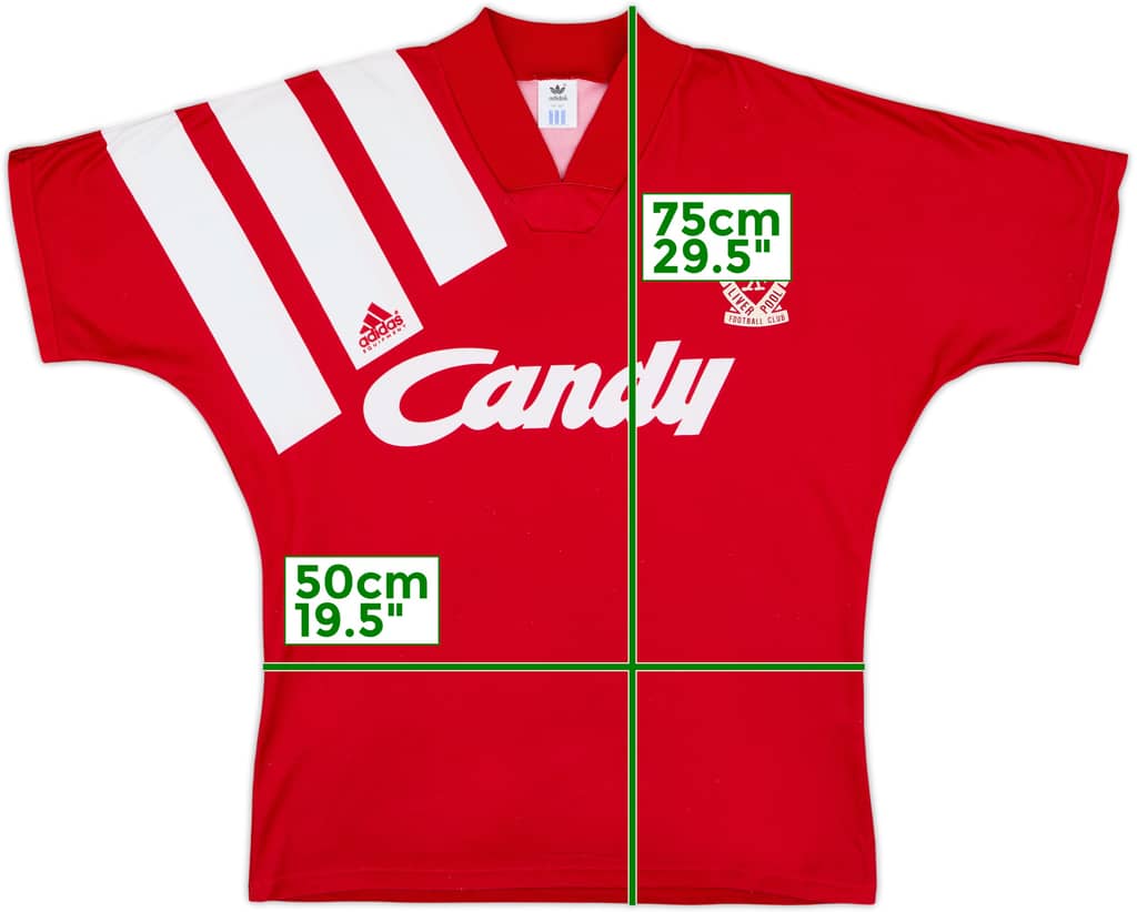 1991-92 Liverpool Home Shirt - 8/10 - (M)
