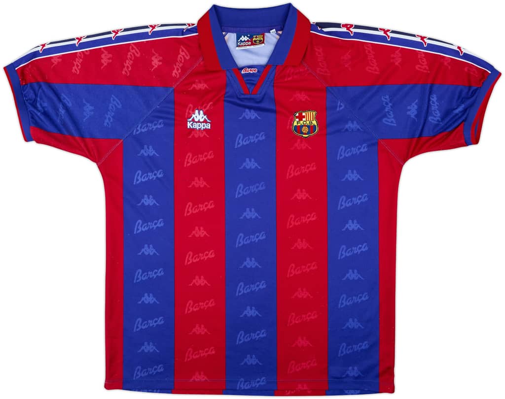 1995-97 Barcelona Home Shirt - 8/10 - (XL)