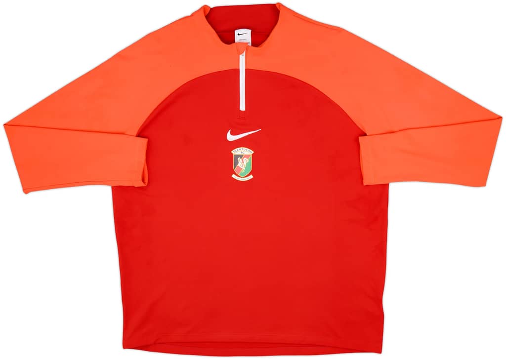 2022-23 Glentoran Nike 1/4 Zip Drill Top - 8/10 - (XL)