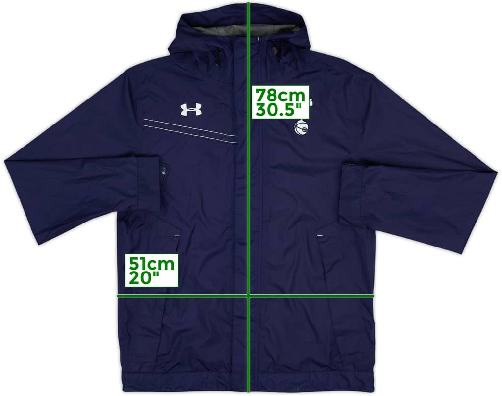 2012-13 Tottenham Under Armour Hooded Rain Jacket - 9/10 - (S)