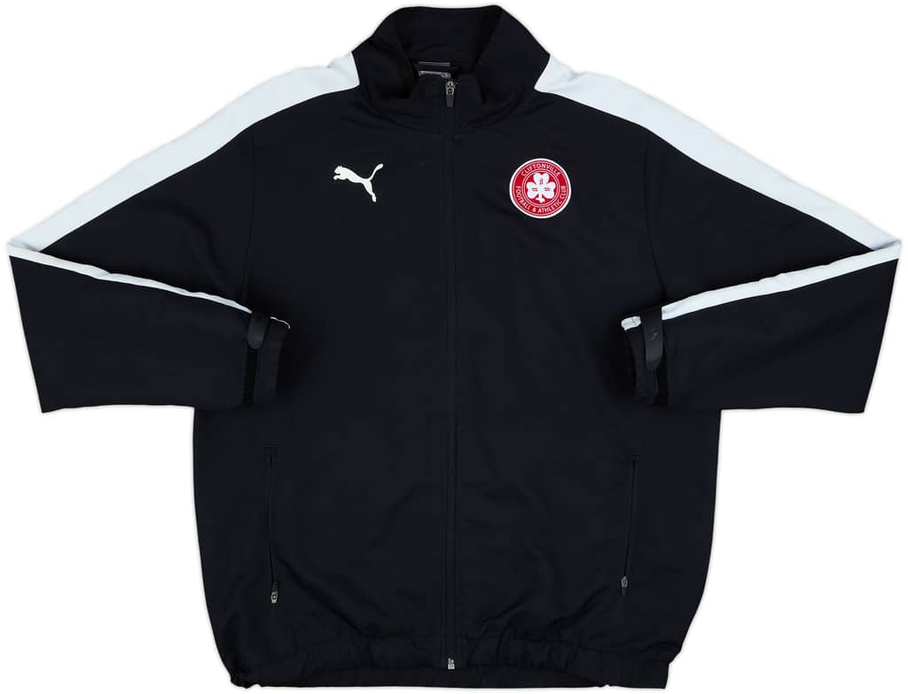 2015-16 Cliftonville Puma Track Jacket - 8/10 - (M)