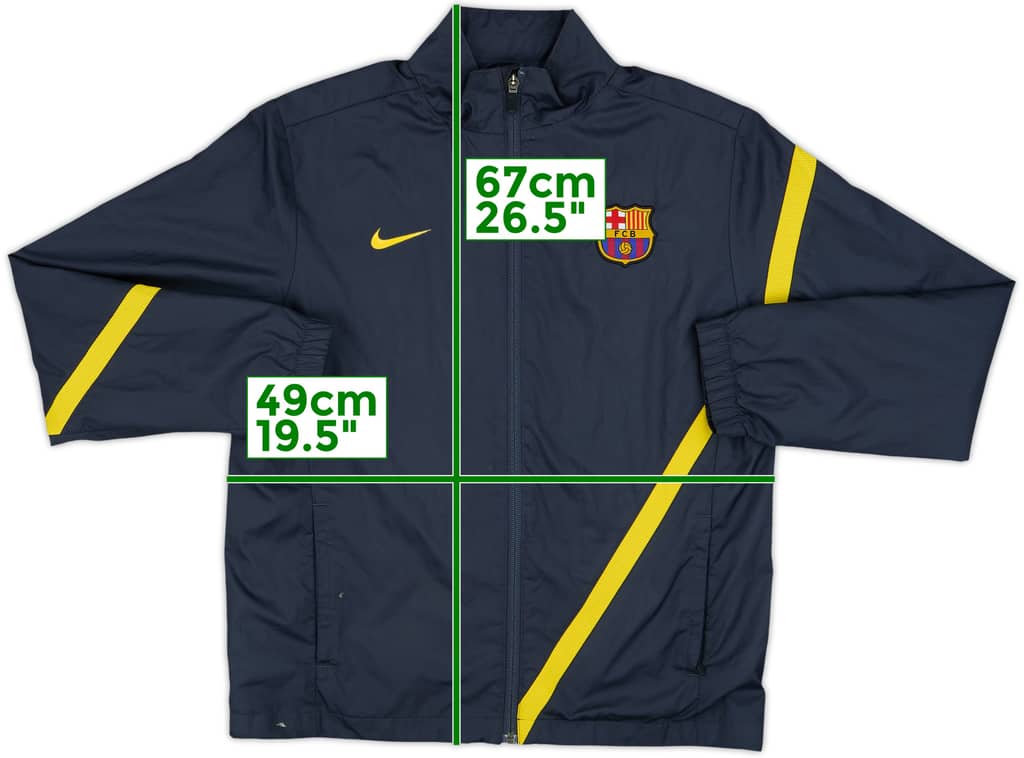 2011-12 Barcelona Nike Track Jacket - 8/10 - (L.Boys)