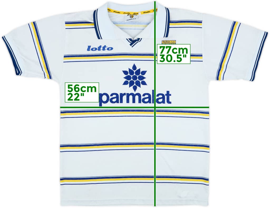 1998-99 Parma Away Shirt - 8/10 - (L)