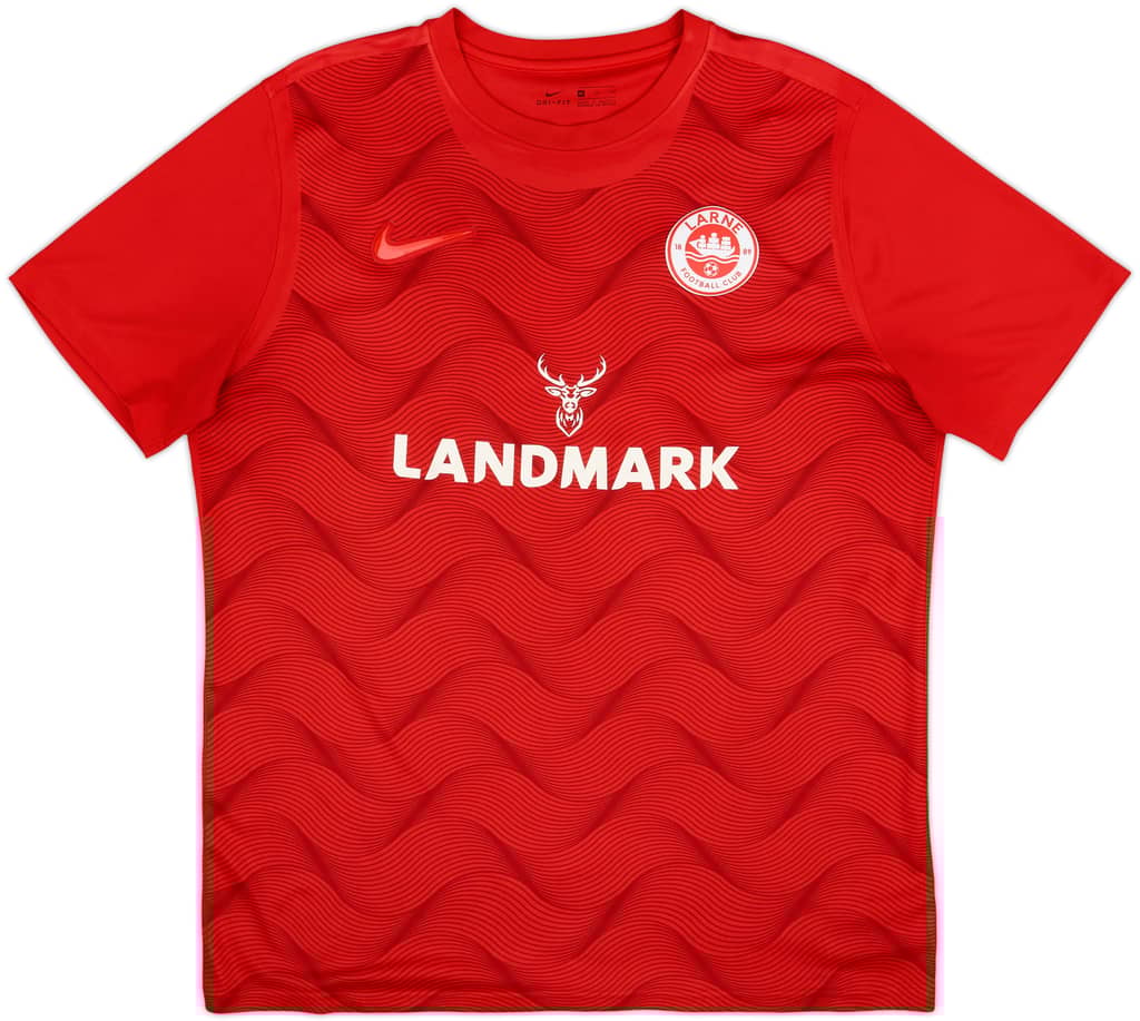 2021-22 Larne Home Shirt - 9/10 - (XL)