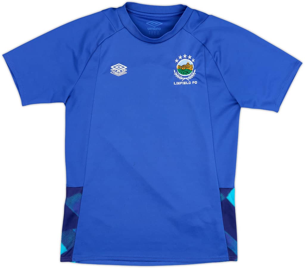 2022-23 Linfield Umbro Training Shirt - 8/10 - (XL.Boys)