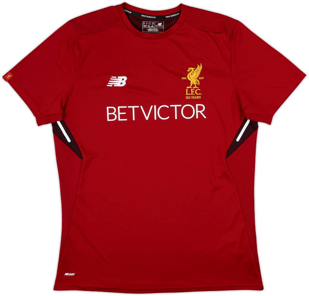 2017-18 Liverpool New Balance Training Shirt - 9/10 - (XL)