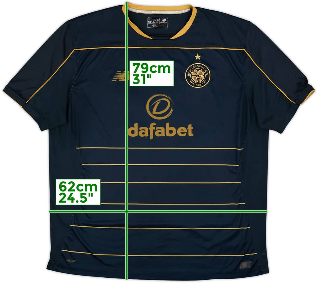 2016-17 Celtic Away Shirt - 8/10 - (XXL)