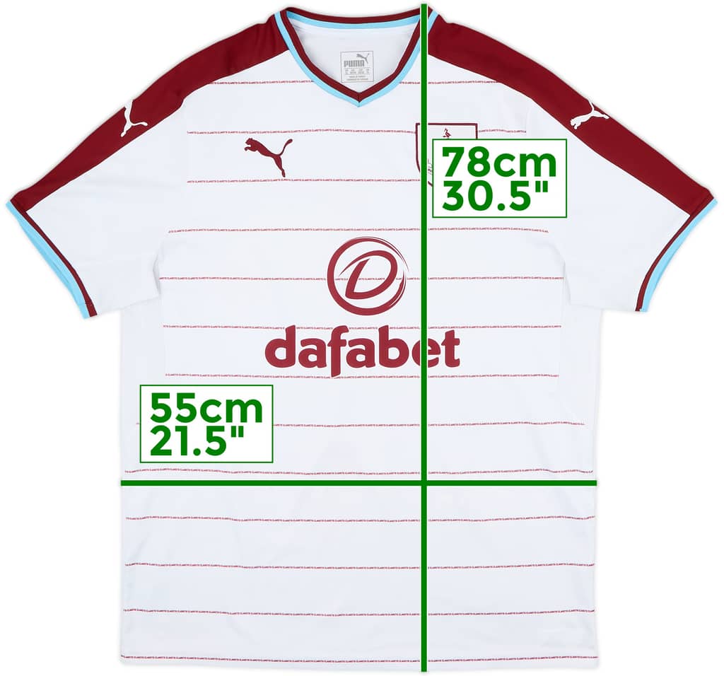 2017-18 Burnley Away Shirt - 7/10 - (XL)