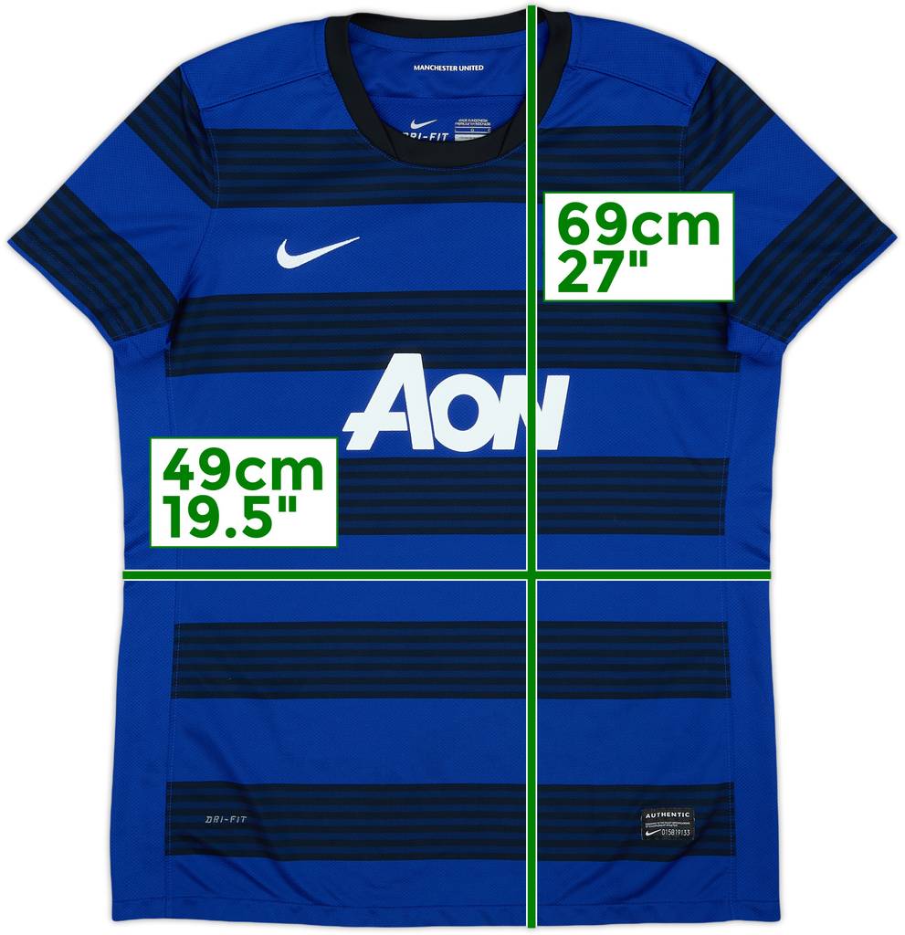 2011-13 Manchester United Away Shirt - 9/10 - (Women's L)