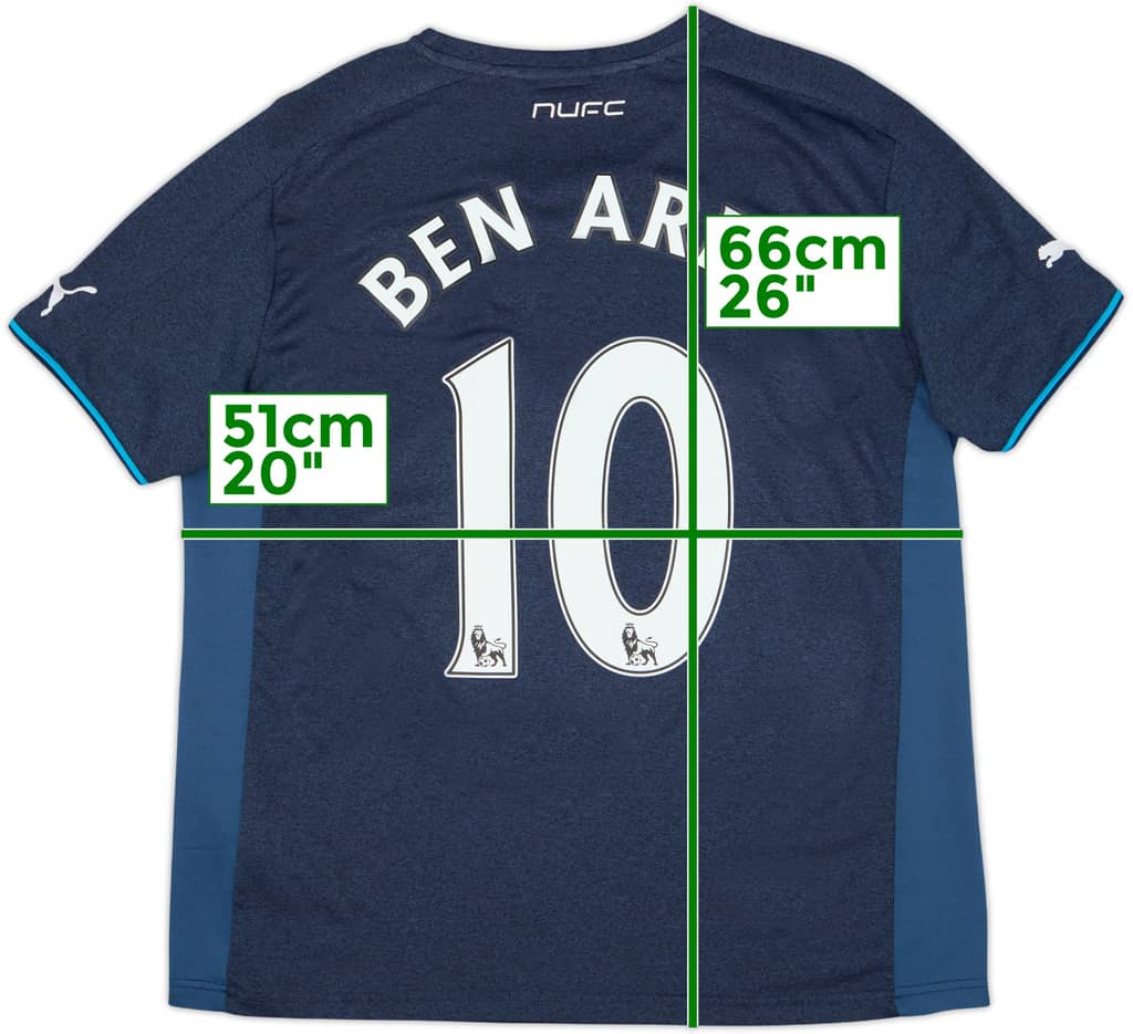 2013-14 Newcastle Away Shirt Ben Arfa #10 - 8/10 - (M)