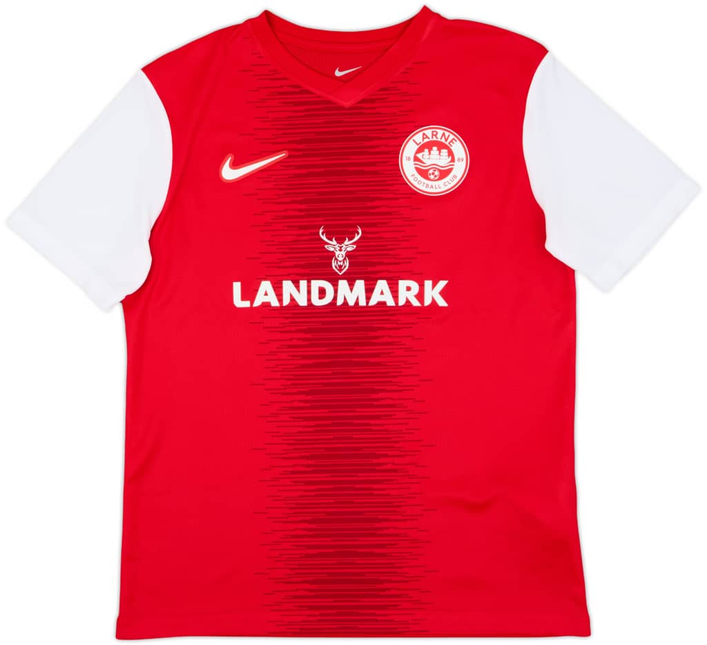 2022-23 Larne Home Shirt - 8/10 - (XL.Boys)