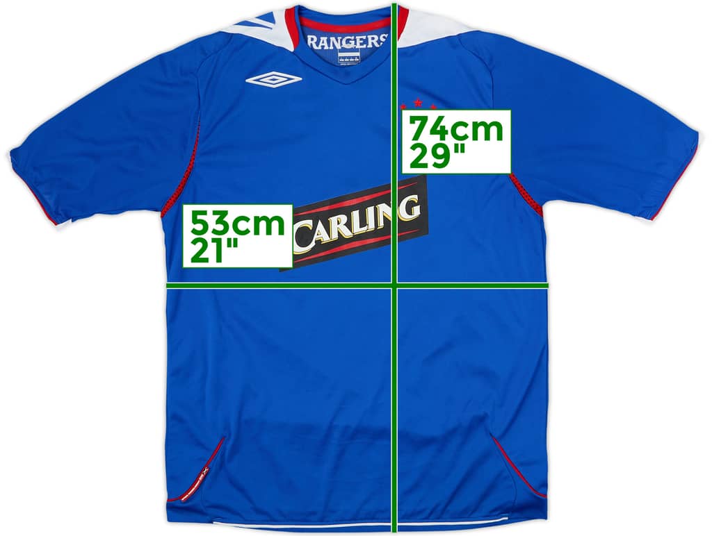 2006-07 Rangers Home Shirt - 7/10 - (L)