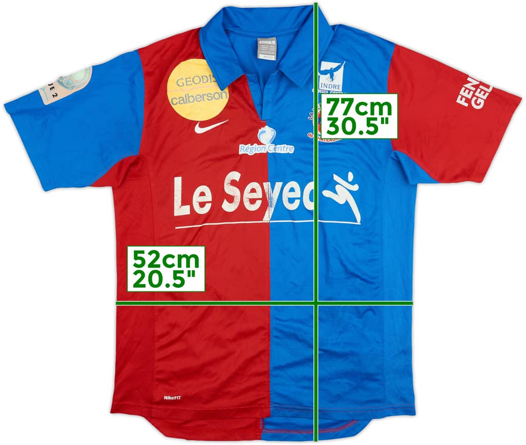 2008-09 LB Chateauroux Home Shirt - 5/10 - (L)