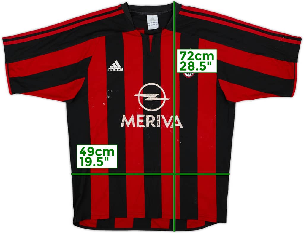 2003-04 AC Milan Home Shirt - 5/10 - (M)