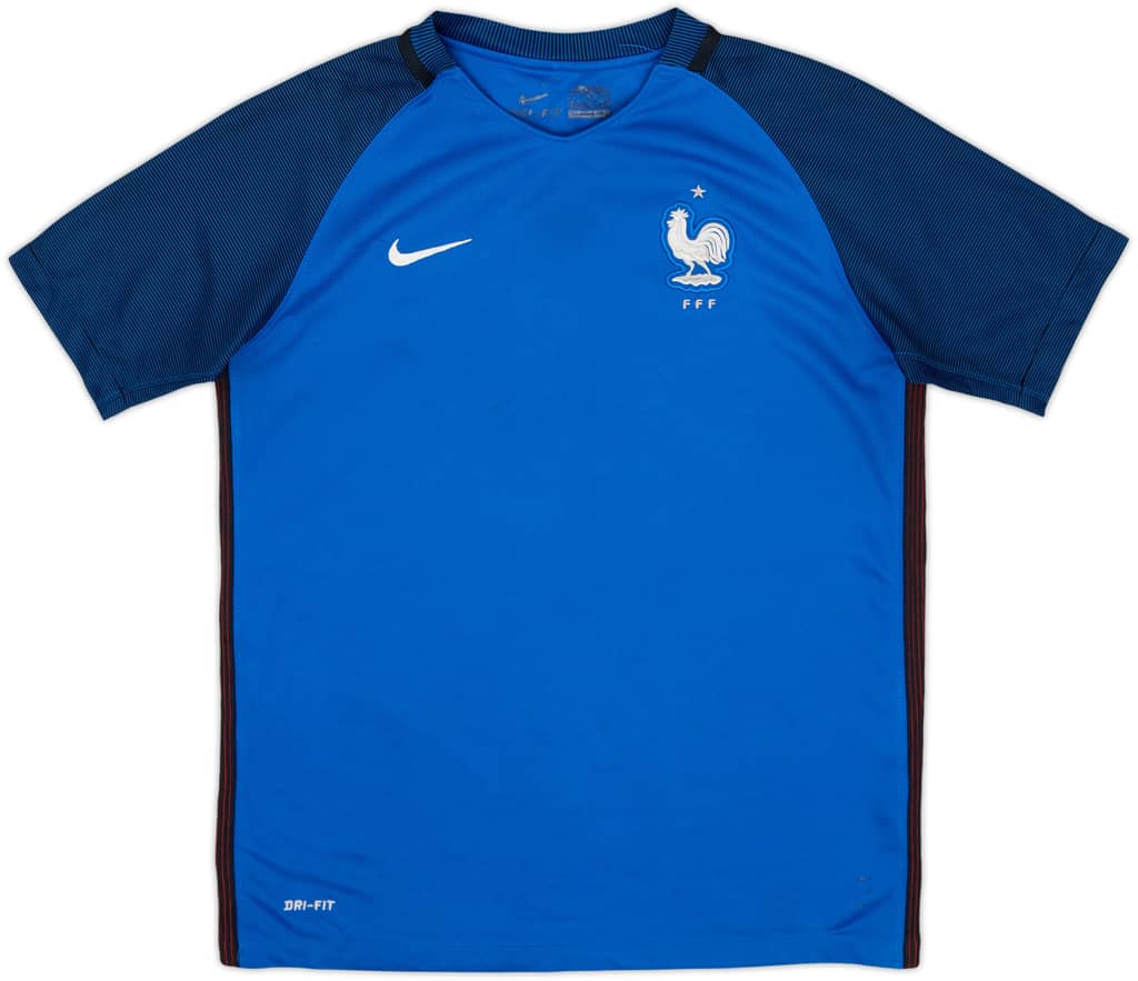 2016-17 France Home Shirt - 8/10 - (L.Boys)