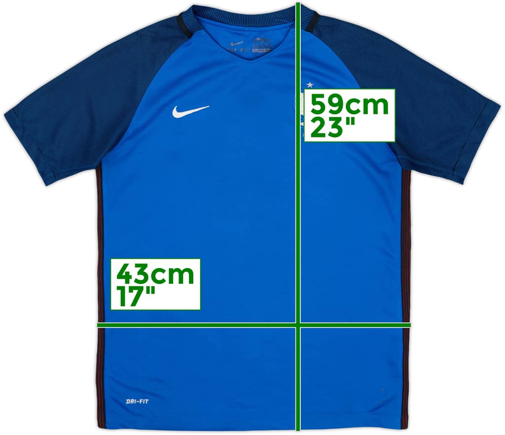 2016-17 France Home Shirt - 8/10 - (L.Boys)