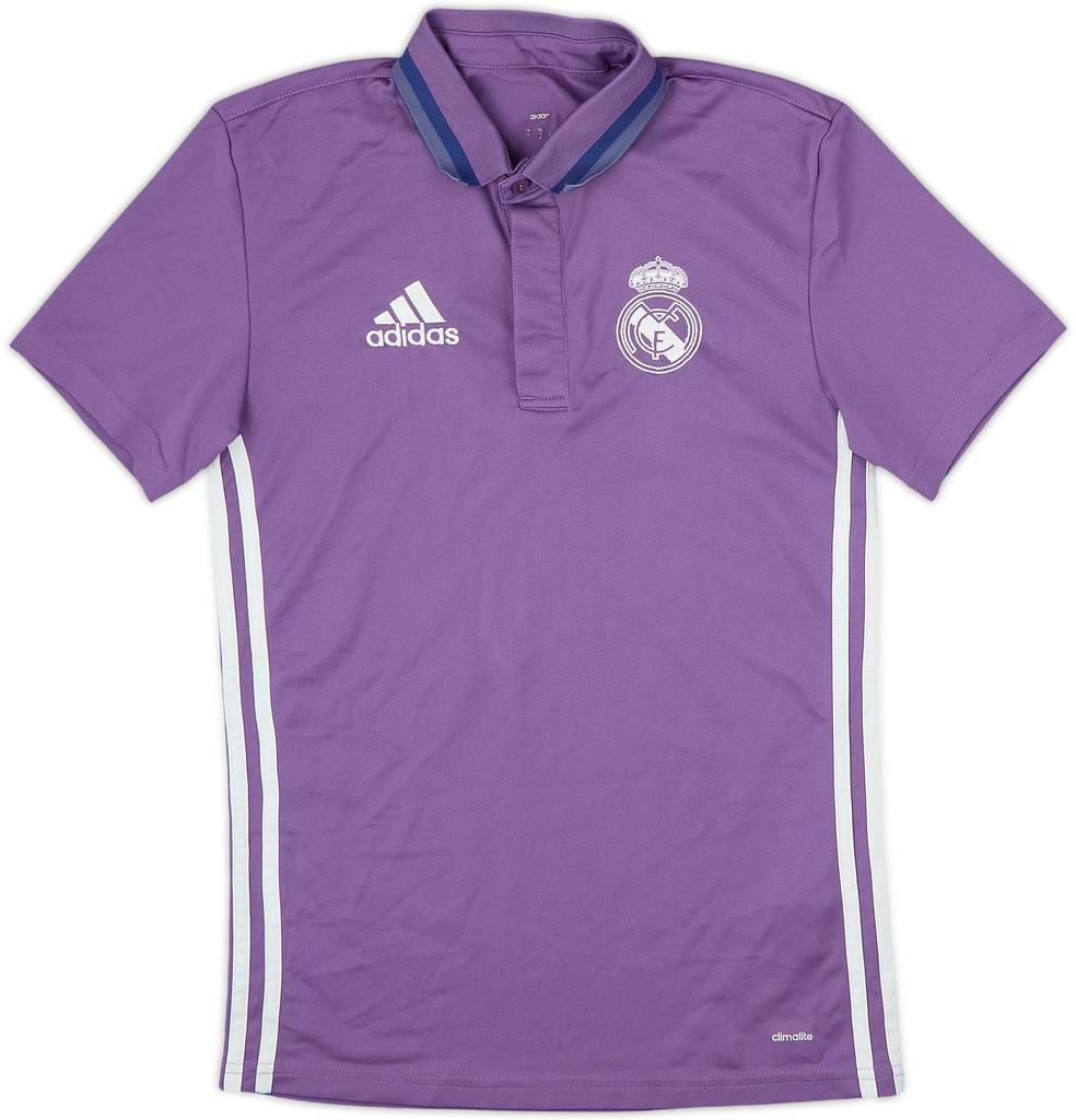 2016-17 Real Madrid adidas Polo Shirt - 8/10 - (L.Boys)