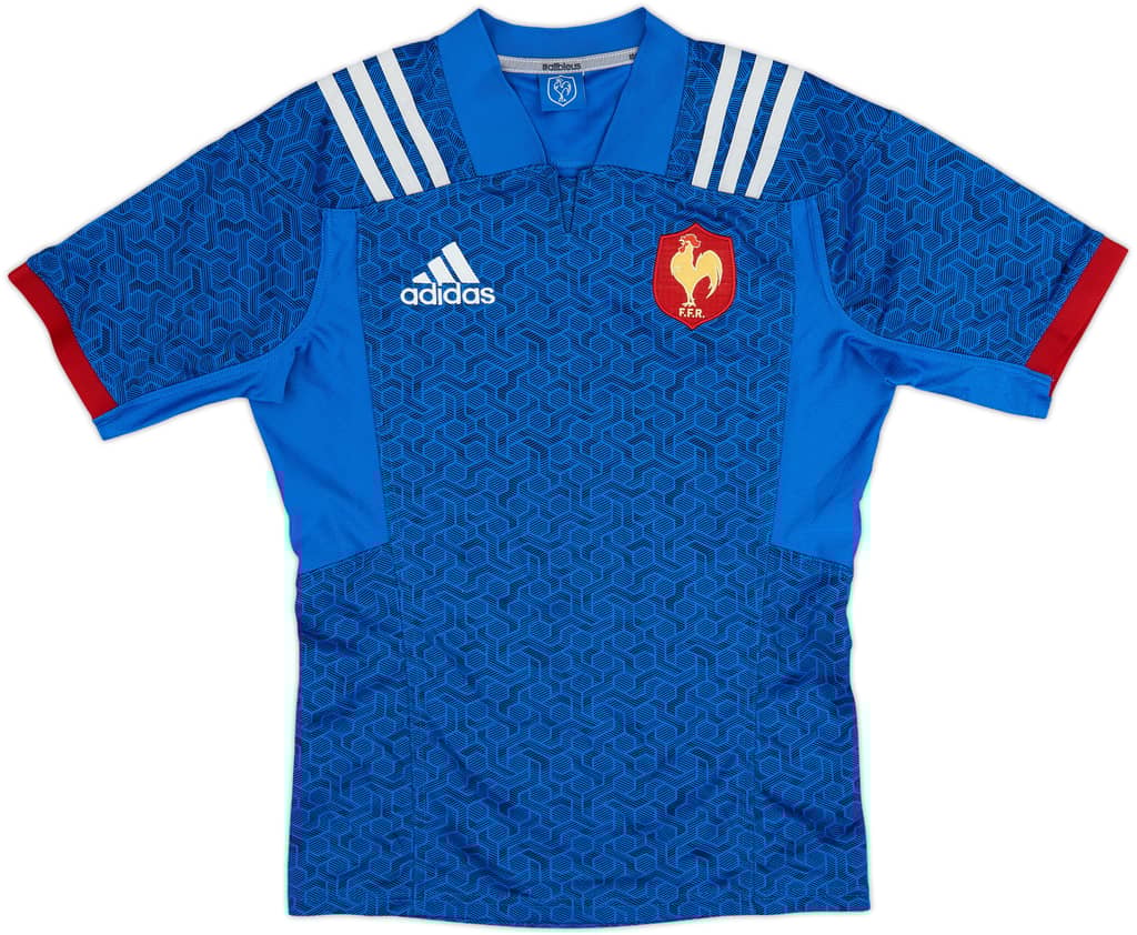 2017 France Rugby Home Shirt - 9/10 - (M)