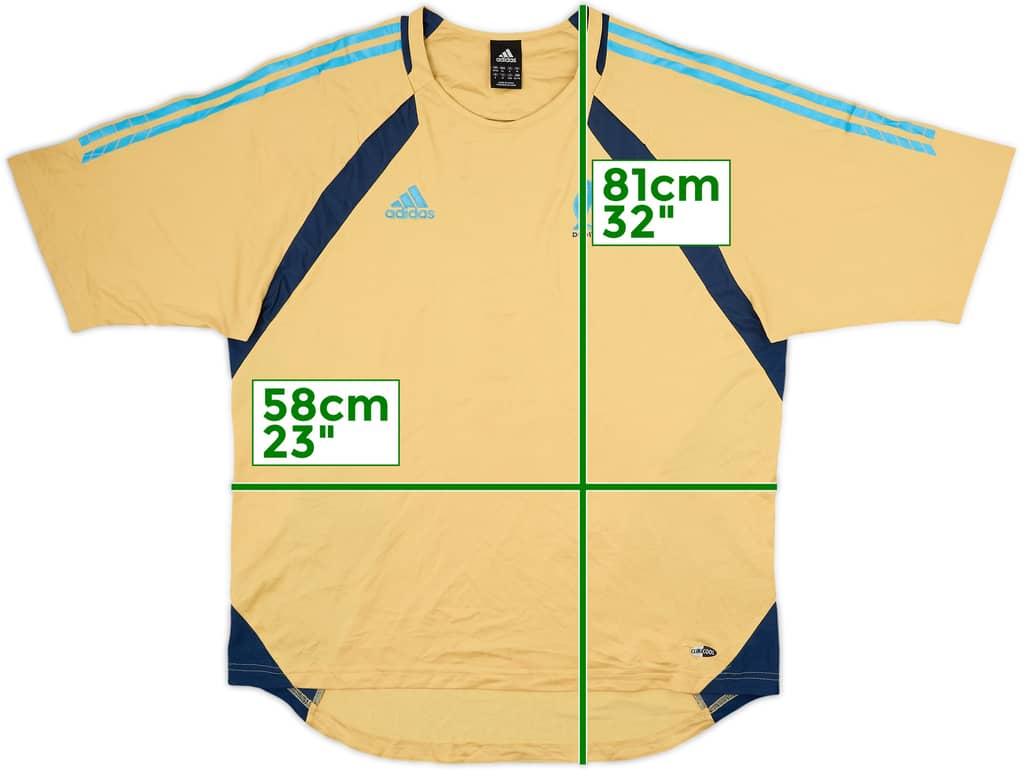 2005-06 Olympique Marseille adidas Training Shirt - 9/10 - (XL)