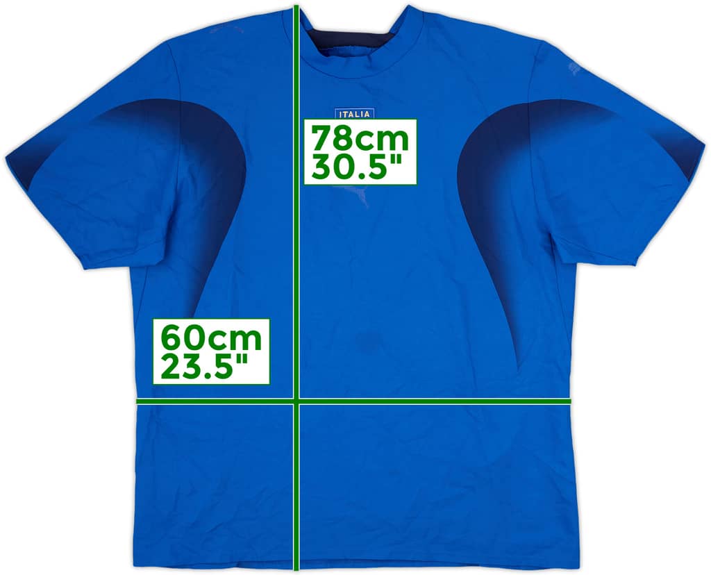 2006 Italy Home Shirt - 4/10 - (XL)