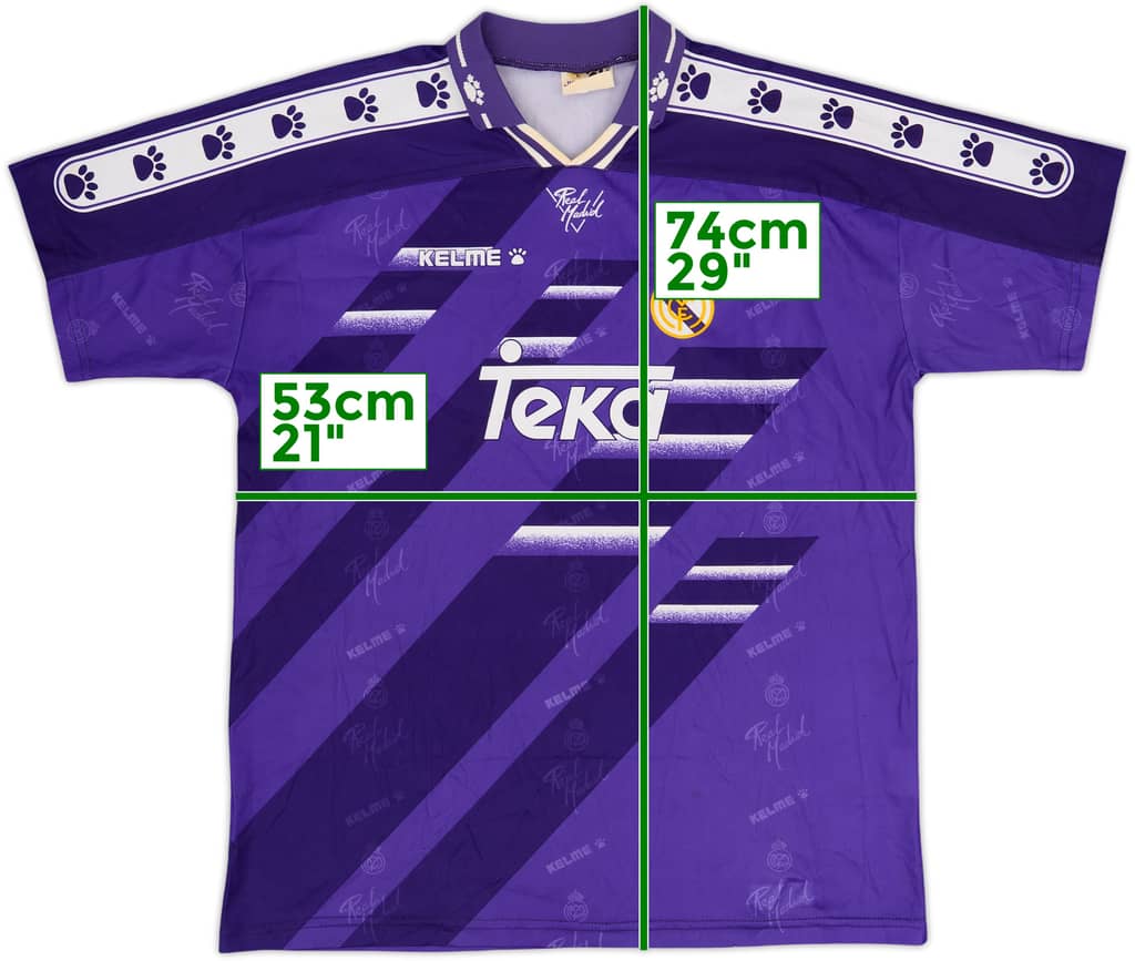 1994-96 Real Madrid Away Shirt - 7/10 - (XL.Boys)