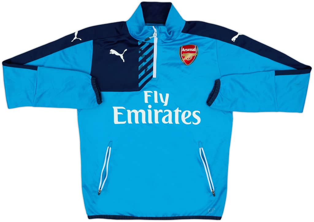 2015-16 Arsenal Puma 1/4 Zip Drill Top - 5/10 - (M)