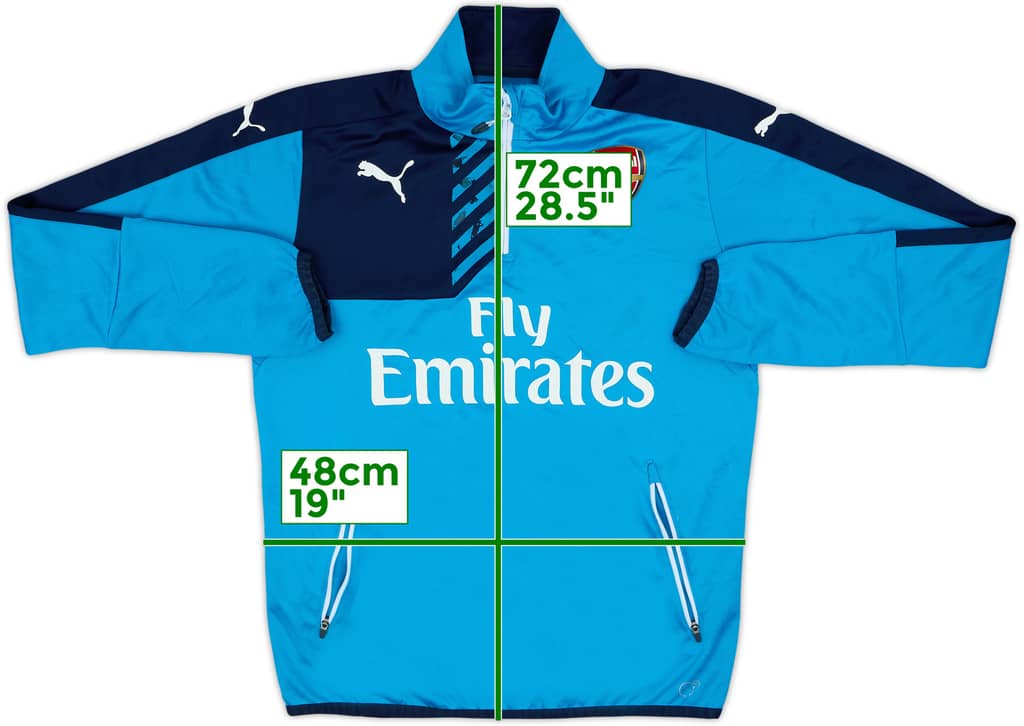 2015-16 Arsenal Puma 1/4 Zip Drill Top - 5/10 - (M)