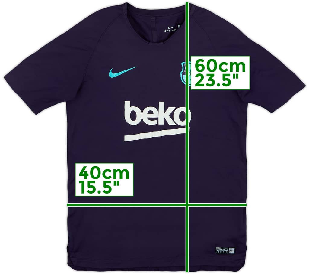 2018-19 Barcelona Nike Training Shirt - 7/10 - (L.Boys)