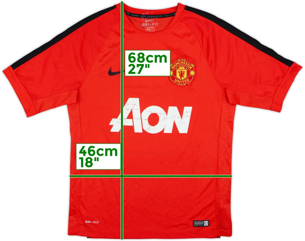 2014-15 Manchester United Nike Training Shirt - 5/10 - (M)