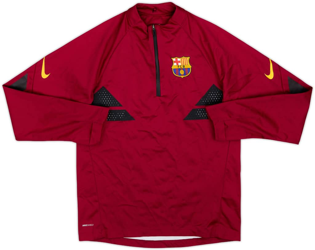 2020-21 Barcelona Nike 1/4 Zip Drill Top - 8/10 - (S.Boys)