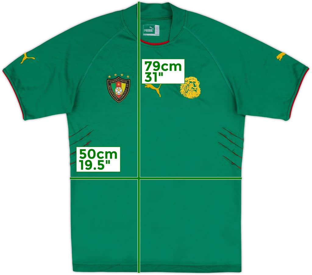 2004-06 Cameroon Home Shirt - 8/10 - (XL)