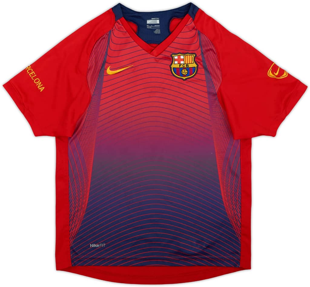 2007-08 Barcelona Nike Training Shirt - 10/10 - (S.Boys)