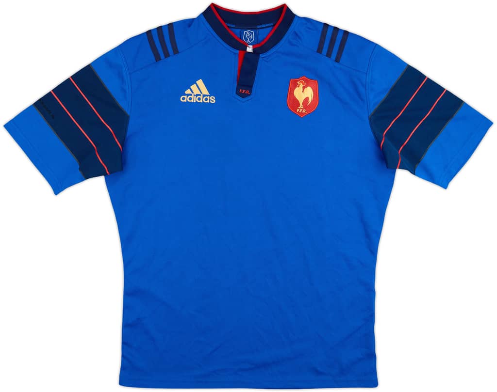 2015 France Rugby Home Shirt - 10/10 - (XXL)