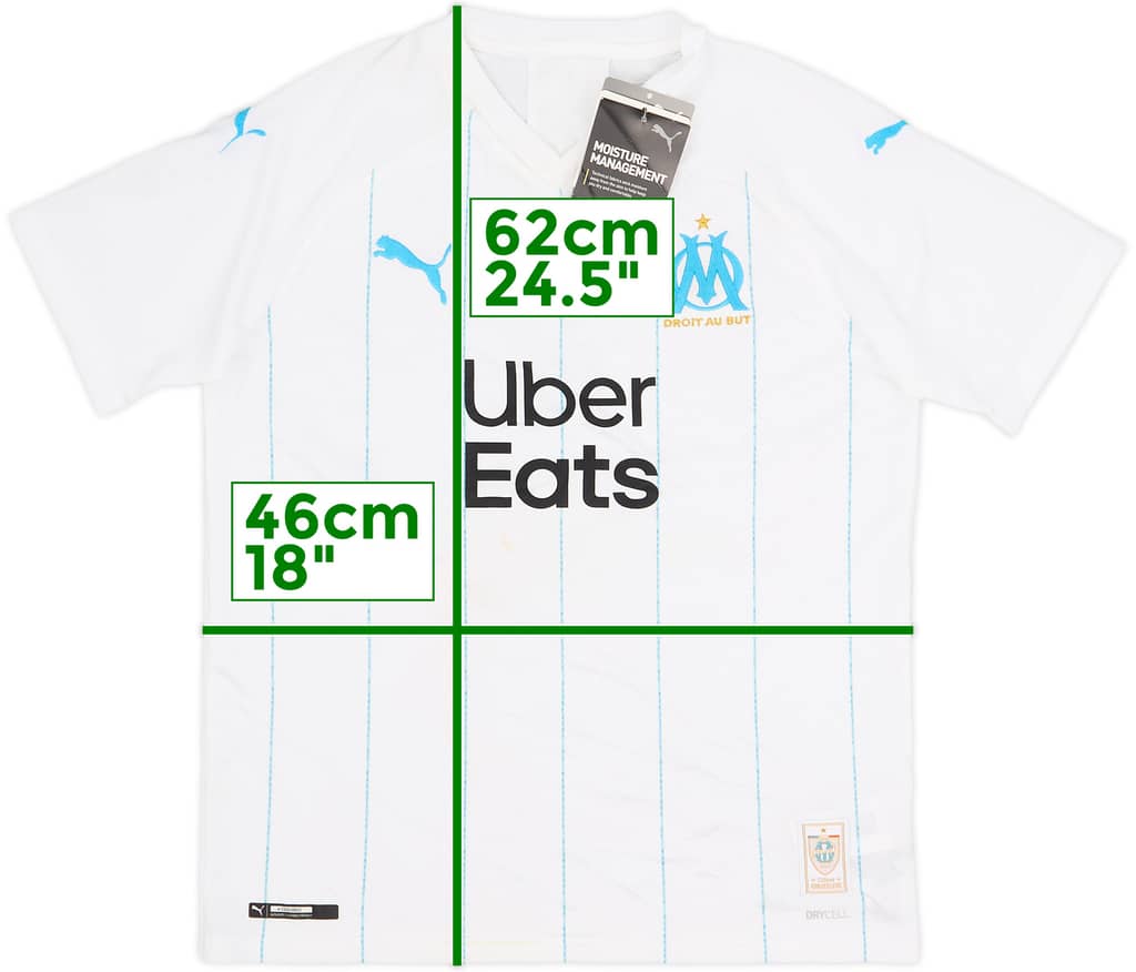 2019-20 Olympique Marseille Home Shirt (L.Boys)