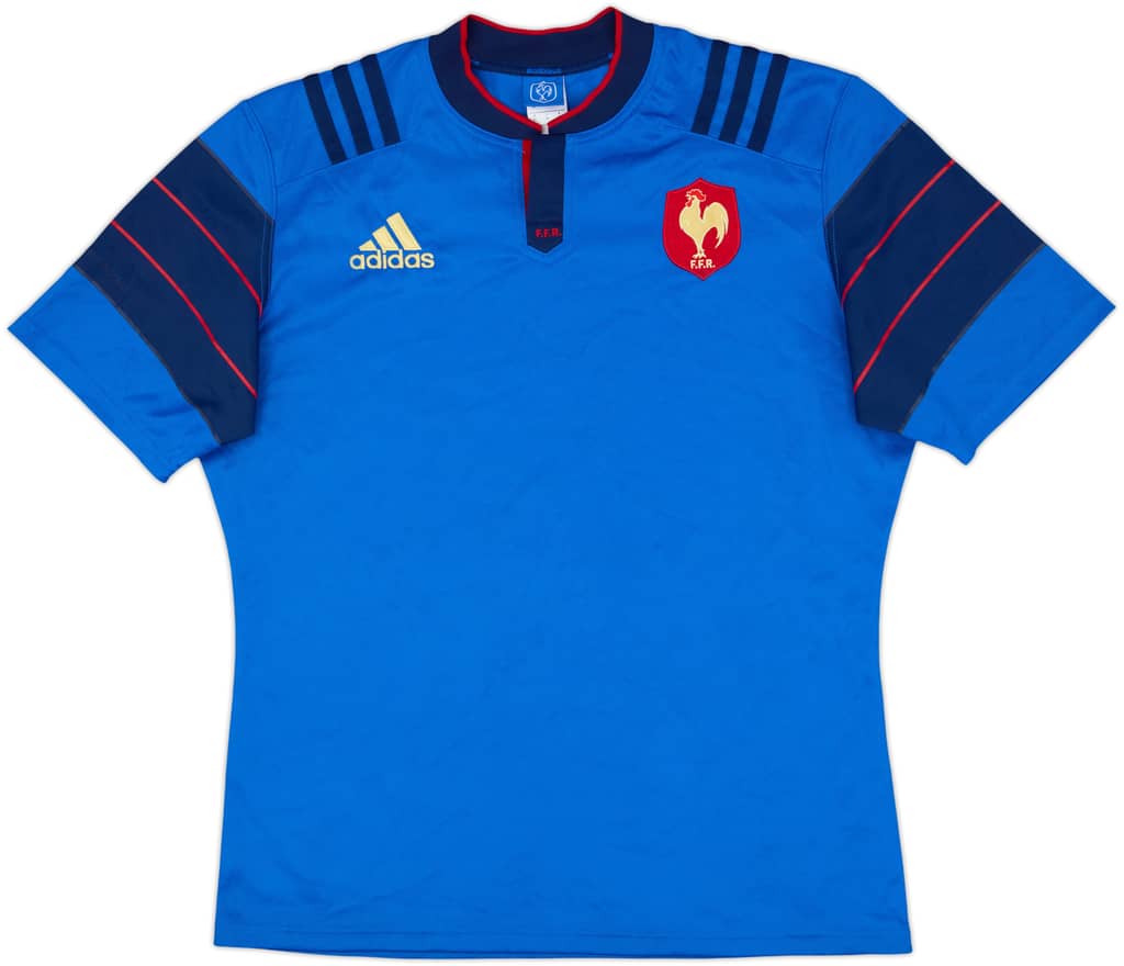 2015 France Rugby Home Shirt - 10/10 - (XL)