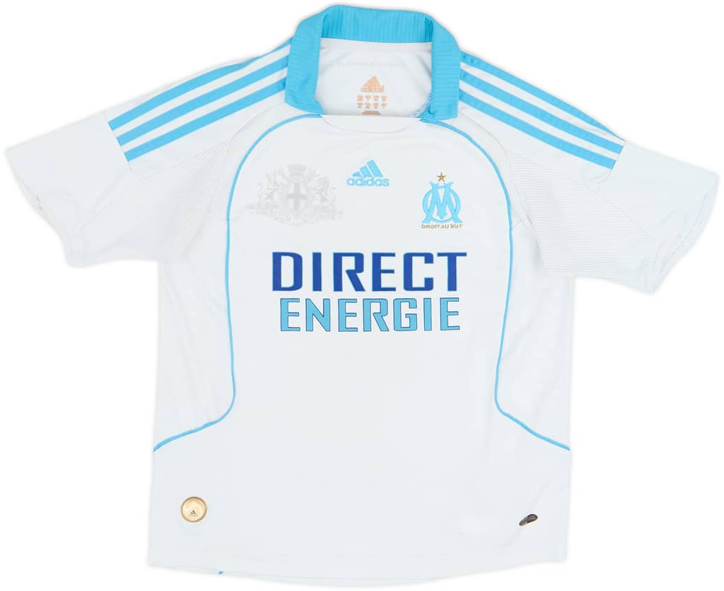 2008-09 Olympique Marseille Home Shirt - 6/10 - (S.Boys)