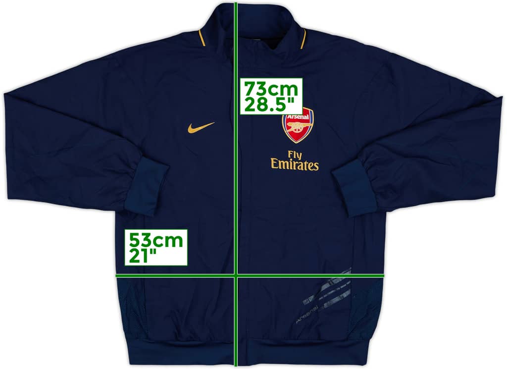 2008-09 Arsenal Nike Track Jacket - 7/10 - (M)
