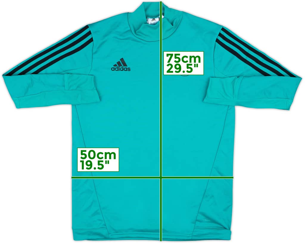 2017-18 Real Madrid adidas Drill Top - 8/10 - (XL.Boys)