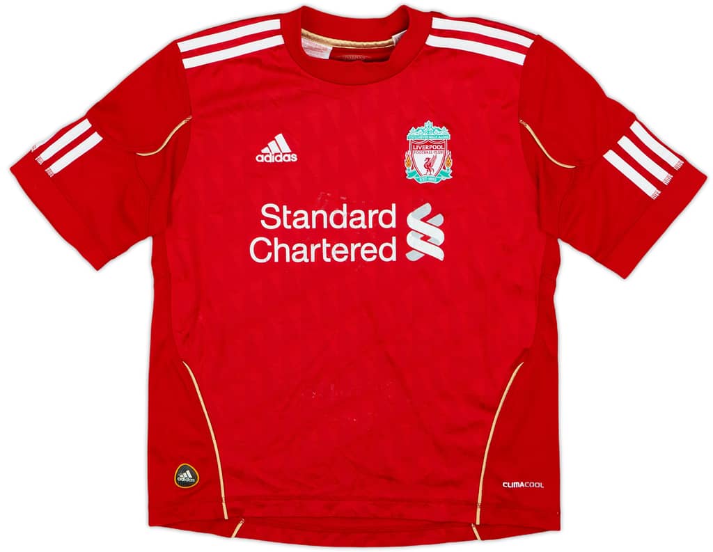 2010-12 Liverpool Home Shirt - 5/10 - (S.Boys)