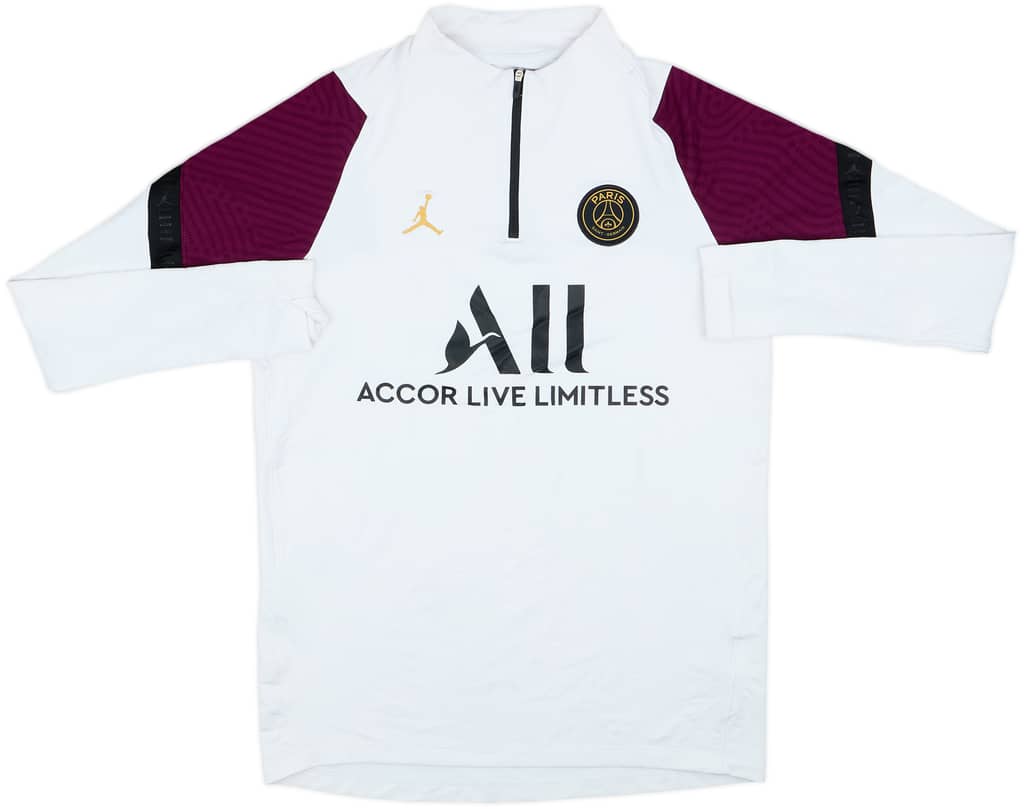 2020-21 Paris Saint-Germain Jordan 1/4 Zip Drill Top - 6/10 - (M)