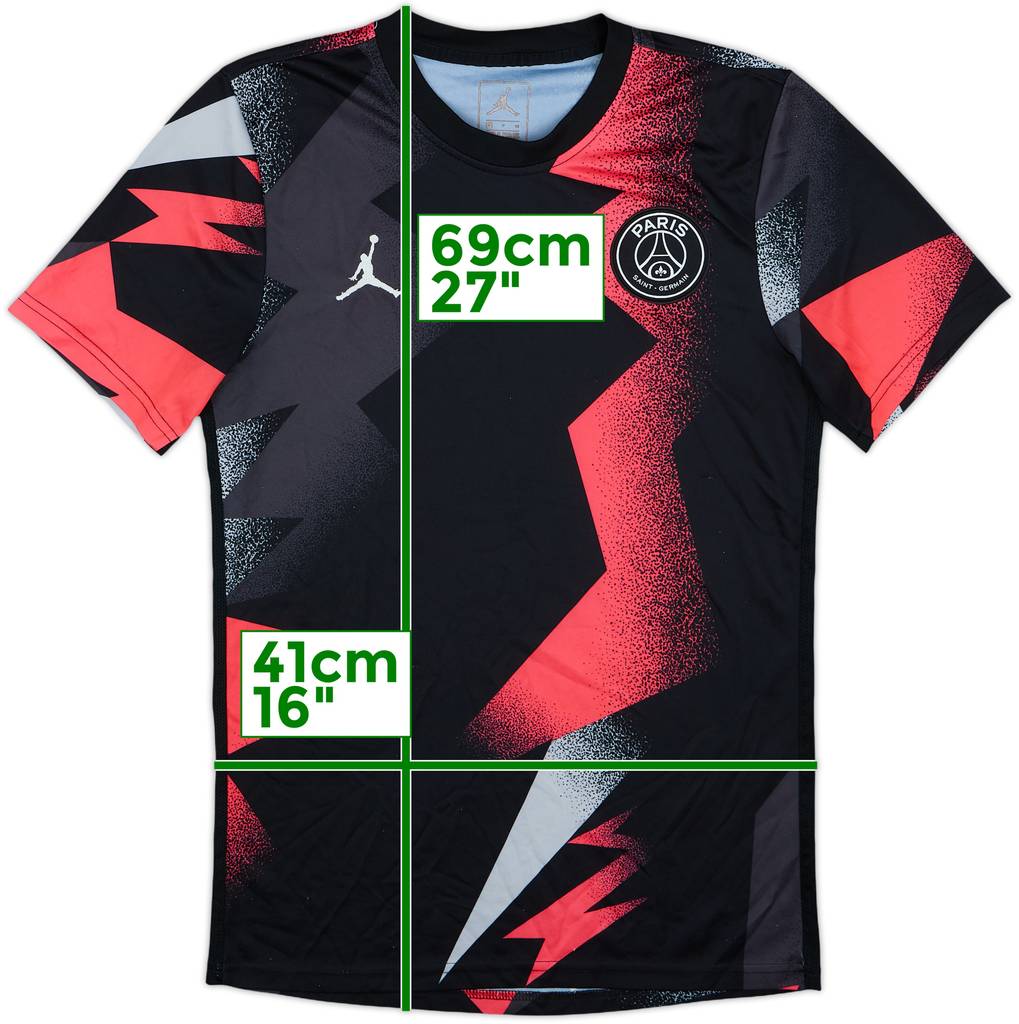 2019-20 Paris Saint-Germain Nike Jordan Training Shirt - 8/10 - (S)