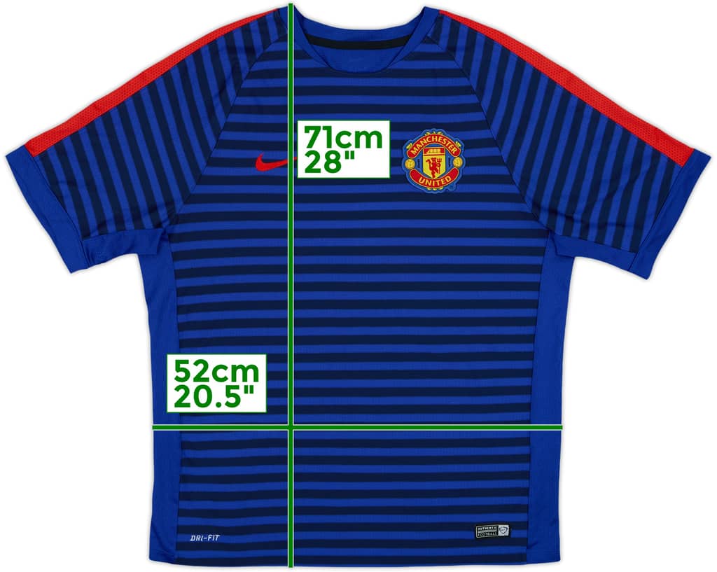 2014-15 Manchester United Nike Training Shirt - 7/10 - (L)