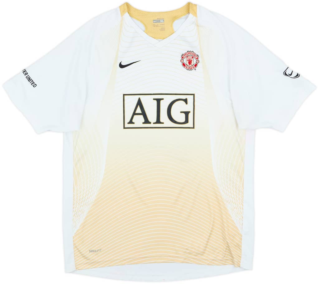 2007-08 Manchester United Nike Training Shirt - 9/10 - (XL.Boys)