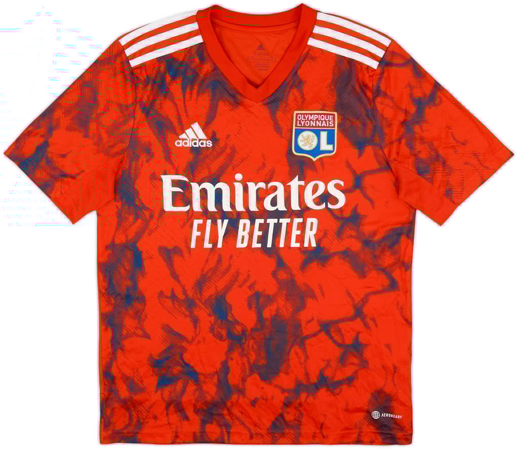 2022-23 Lyon Away Shirt - 9/10 - (L.Boys)